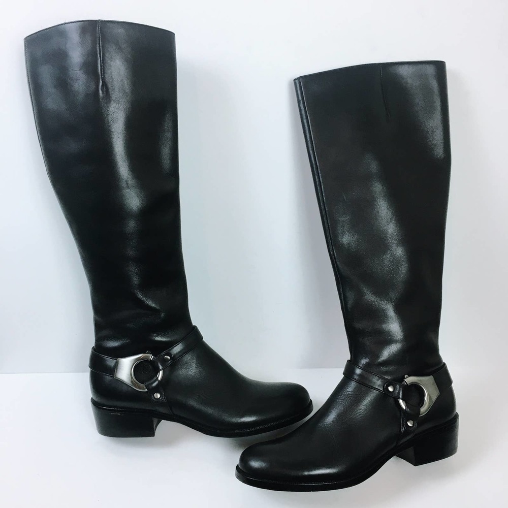 Via Spiga Tall Letaher Equestrian Riding Boots